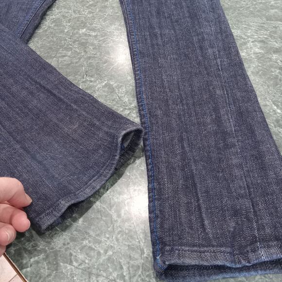 Vintage Y2K Low Rise Pepe Jeans London Straight Womens 31 Dark Denim Blue Stitch - Picture 2 of 16